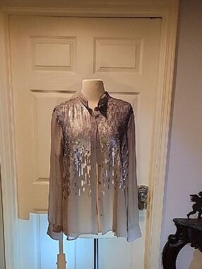 Moda International Blouse. Size Large